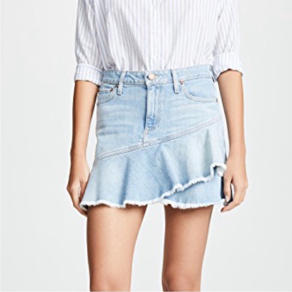 Alice + Olivia flounce mini skirt